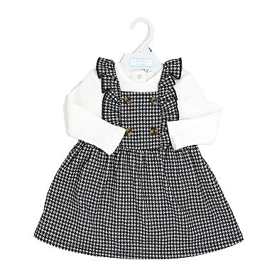 Baby Girls 2 Piece Houndstooth Jumper Set
