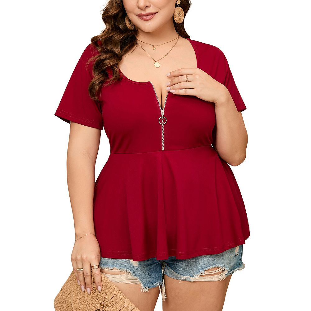 Women's Tie Bell Sleeves Solid Color Elegant Chiffon Blouse
