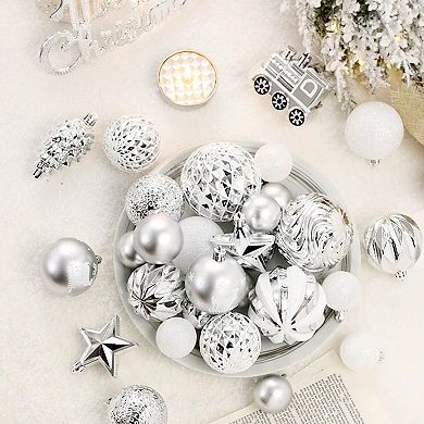 65 Pcs Christmas Ornaments Set