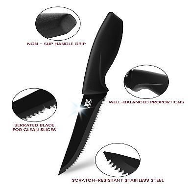 Lux Decor Collection 8 Piece Steak Knives Stainless Steel Kitchen Knife Set