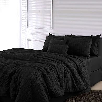 Lux Decor Collection 10 Piece Comforter Set With Sheets Reversible Down Alternative Bed In A Bag