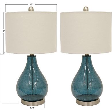 Decor Therapy Round One Door and Drawer Side Table
