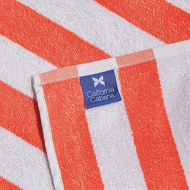 Arkwright California Cabana Chaise Cover with Fitted Pocket (2 Pack), 30x85, Terry Cotton