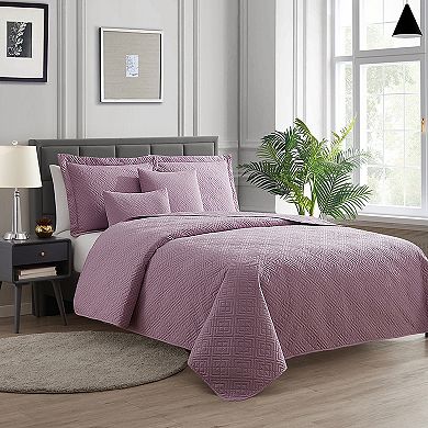 Clara Clark Diamond Weave Quilts Set