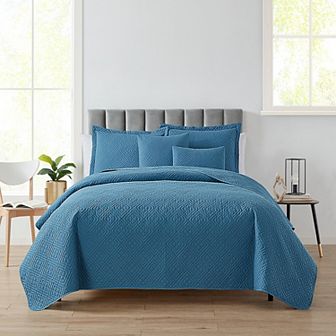 Clara Clark Diamond Weave Quilts Set