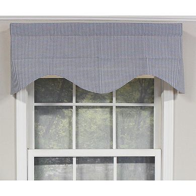 Cross Roads Cornice 100% Cotton with Fully Lined 3" Rod Pocket Valnance for Windows