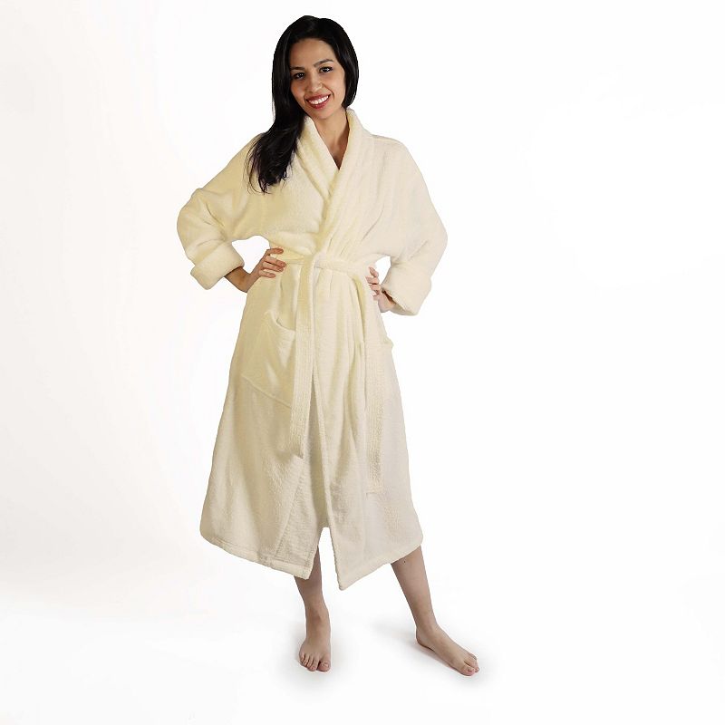 Superior Turkish Cotton Terry Ultra-Plush Absorbent Long Adult Bathrobe, Adult Unisex,