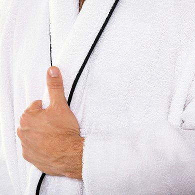 Superior Cotton Adult Embroidered Monogrammed Fluffy Bathrobe