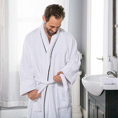 Superior Cotton Adult Embroidered Monogrammed Fluffy Bathrobe