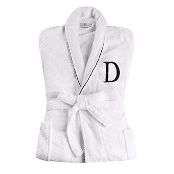 Superior Cotton Adult Embroidered Monogrammed Fluffy Bathrobe
