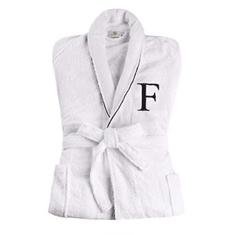 Superior Cotton Adult Embroidered Monogrammed Fluffy Bathrobe