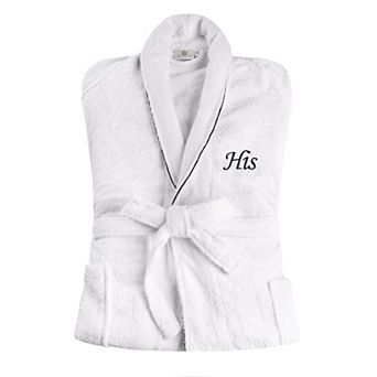 Superior Cotton Adult Embroidered Monogrammed Fluffy Bathrobe