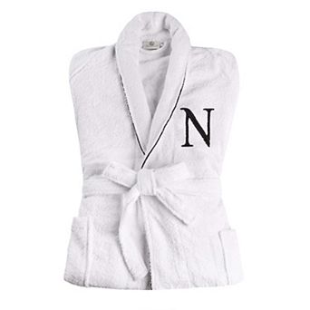 Superior Cotton Adult Embroidered Monogrammed Fluffy Bathrobe