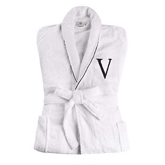 Superior Cotton Adult Embroidered Monogrammed Fluffy Bathrobe