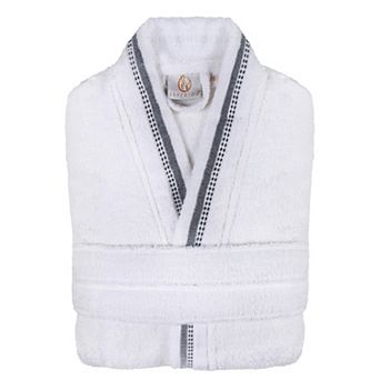 Superior Turkish Cotton Terry Lounge Embroidered All-Season Bathrobe