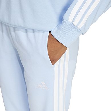 Women's adidas Essentials 3-Stripes French Terry Cuffed Sportswear Pants