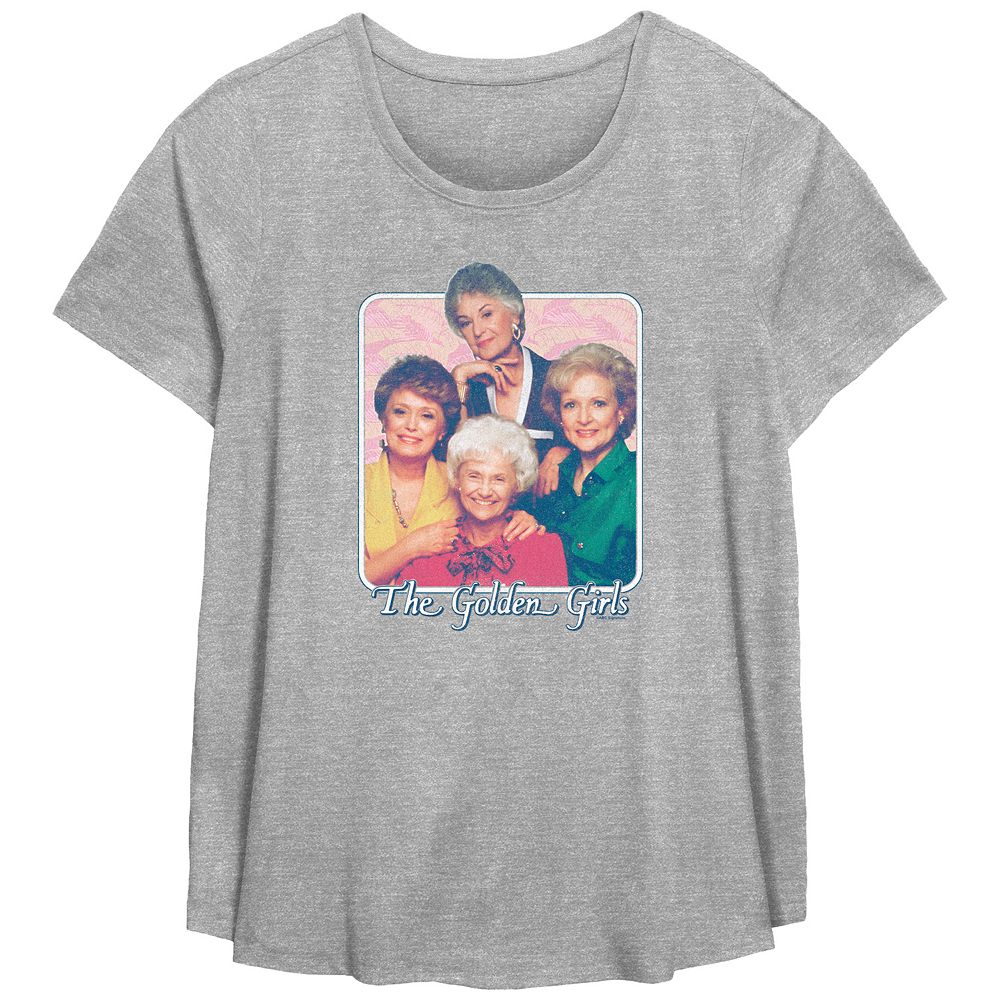 Golden Babes Ageless Glow All-Over Print Crop Tee