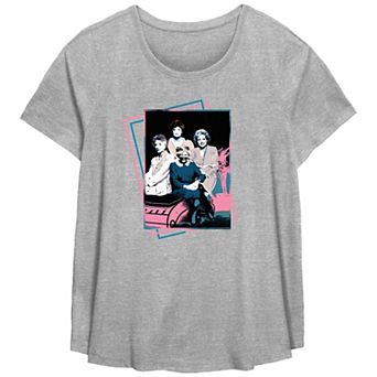Plus Size The Golden Girls Pop Art Portrait Flowy Graphic Tee