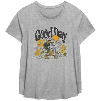 Disney's Mickey Mouse Good Day Plus Size Flowy Graphic Tee
