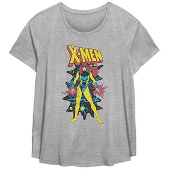 Plus Size Marvel X-Men Cosmic Jean Grey Flowy Graphic Tee