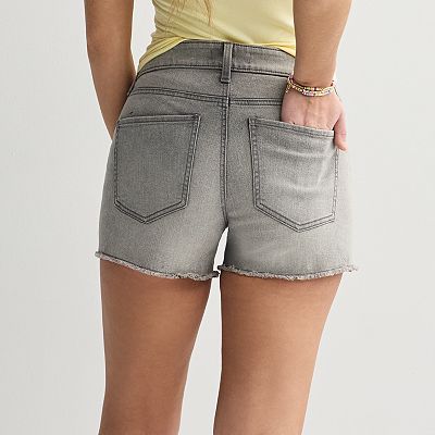 Juniors' SO® Low Rise Curvy Midi Shorts