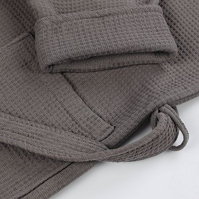 SUPERIOR Waffle Weave Soft Oversized Adult Bath Robe