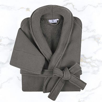 SUPERIOR Waffle Weave Soft Oversized Adult Bath Robe