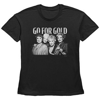 Women's The Golden Girls Go For Gold Graphic Tee