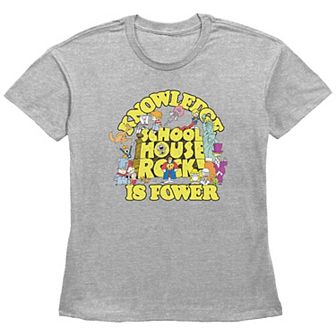 Disney's Schoolhouse Rock! Knowledge Is Power Women's Graphic Tee