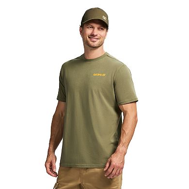 Men's Caterpillar Heavyweight Cat Graphic Logo Tee