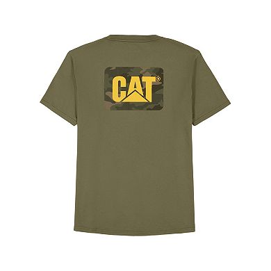Men's Caterpillar Heavyweight Cat Graphic Logo Tee