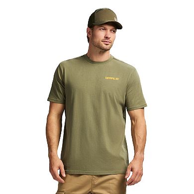 Men's Caterpillar Heavyweight Cat Graphic Logo Tee