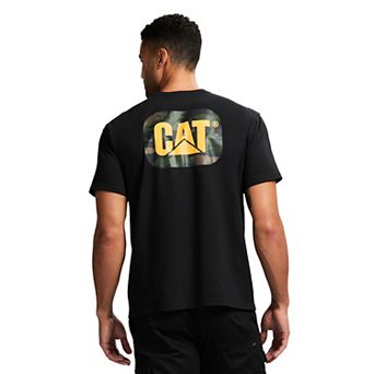 Men's Caterpillar Heavyweight Cat Graphic Logo Tee