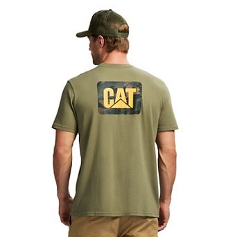 Men's Caterpillar Heavyweight Cat Graphic Logo Tee
