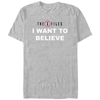 Men's The X-Files I Want To Believe Sign Graphic Tee