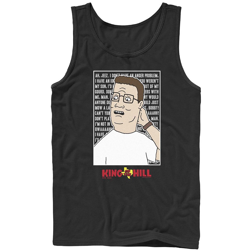 Men's King Of The Hill Hank Quotes Graphic Tank