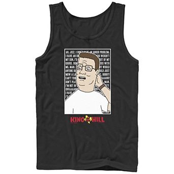 Men's King Of The Hill Hank Quotes Graphic Tank