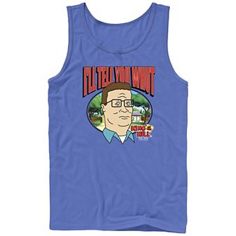 Men's King Of The Hill Hank I'll Tell You Whut Graphic Tank