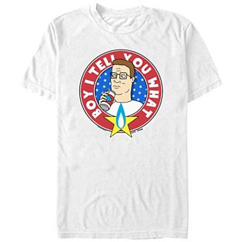 Men's King Of The Hill Boy I Tell You What Stamp Graphic Tee
