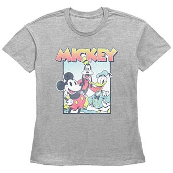 Disney's Mickey Mouse And Friends Classic Photo Women's Graphic Tee