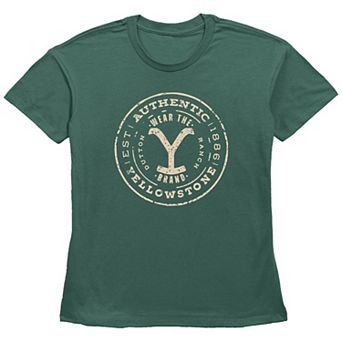 Women's Yellowstone Authentic Wear The Brand Est. 1886 Graphic Tee