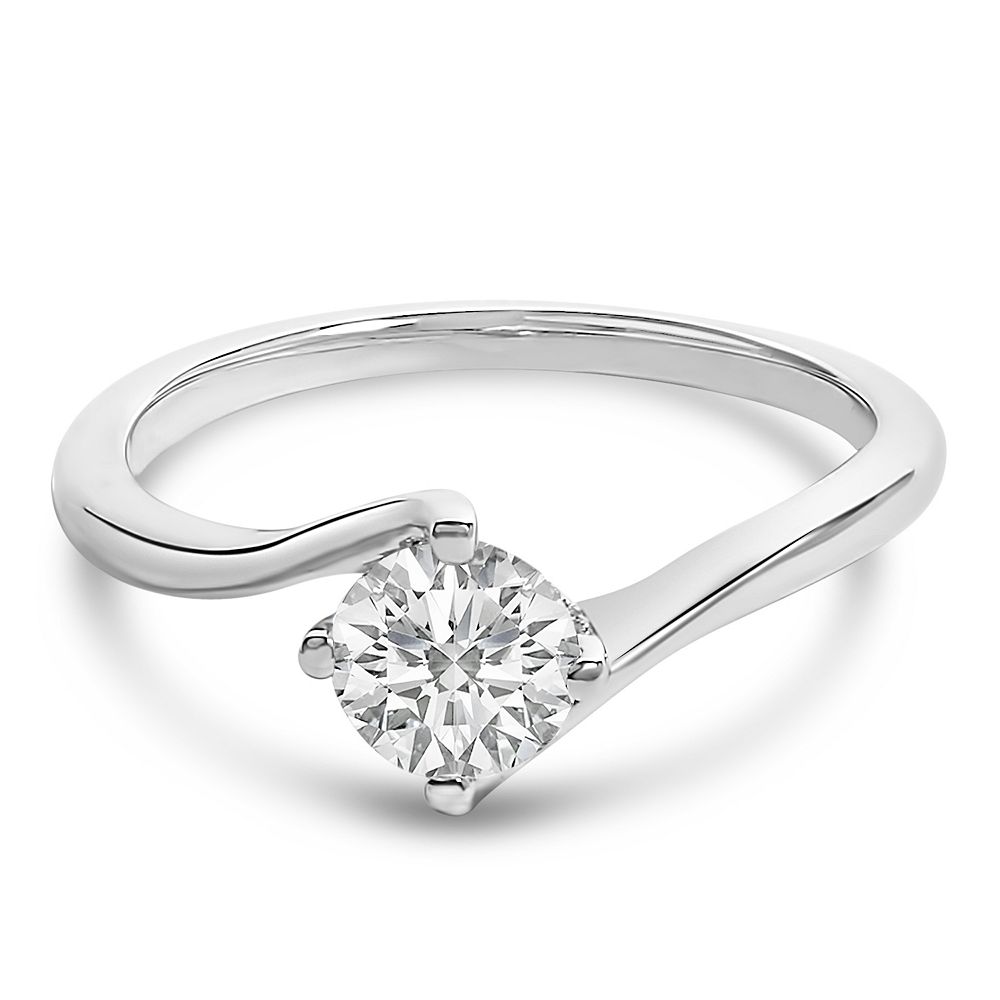 Haus of Brilliance 14k White Gold 3/4 Carat T.W. Lab-Grown Diamond ...