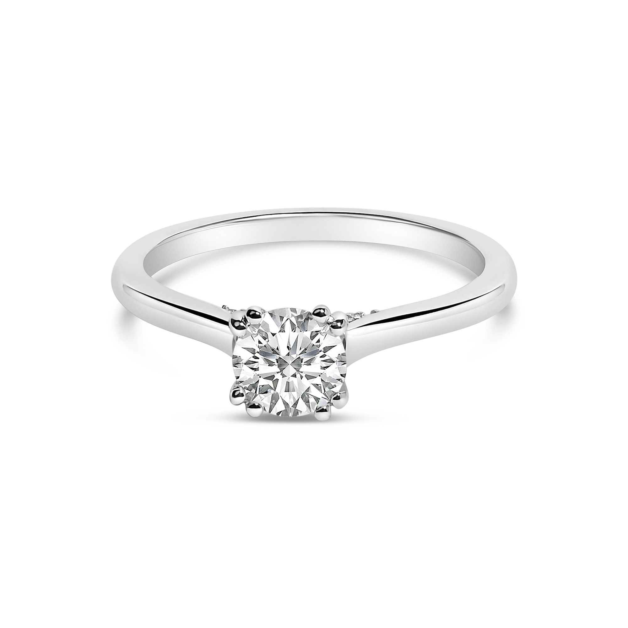 Haus of Brilliance 14k White Gold 3/4 Carat T.W. Lab-Grown Diamond Solitair