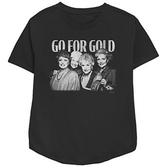 Women's The Golden Girls Go For Gold Relaxed Fit Graphic Tee