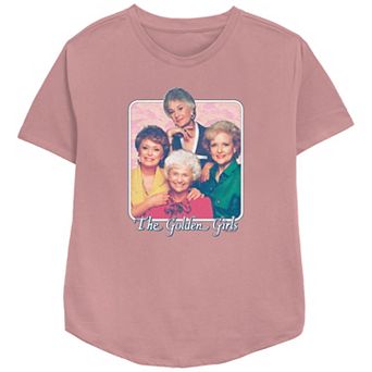 Women's The Golden Girls Portrait Relaxed Fit Graphic Tee