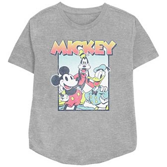 Disney's Mickey Mouse And Friends Classic Photo Women's Relaxed Fit Graphic Tee
