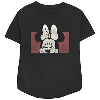 Disney's Minnie Mouse Cute Smile Women's Relaxed Fit Graphic Tee