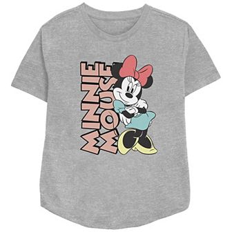Disney's Minnie Mouse Lean On Me Women's Relaxed Fit Graphic Tee