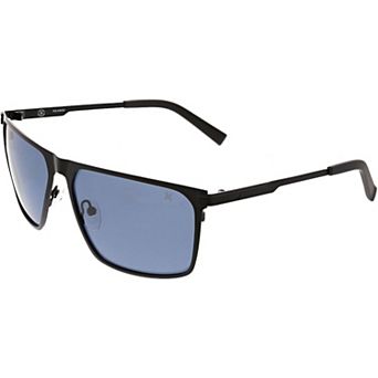 Men's Hurley Polarized Metal Flat-Top Square Sunglasses