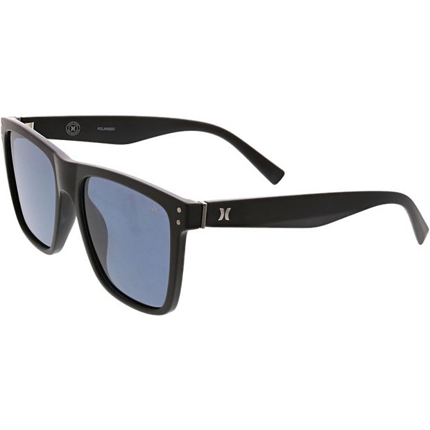 Hurley Black Square Sunglasses Hurley Mod Keyhole Square Polarized Sunglasses NWT Black  main image 3